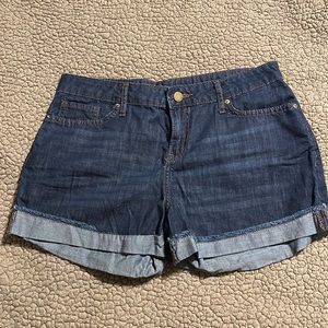 Calvin Klein Blue Jean Shorts Size 6